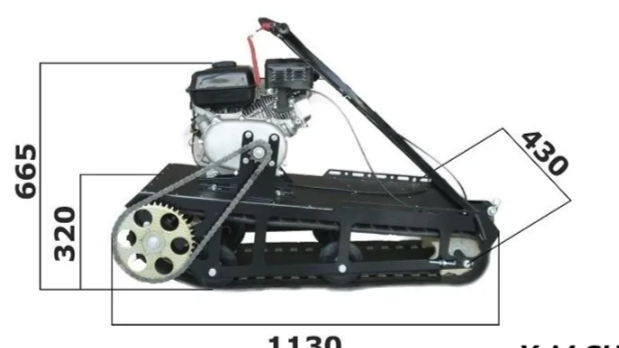 Мотобуксировщик XTREME-MOTORS "Конек-Горбунок" 6.5 л.с. в Барнауле