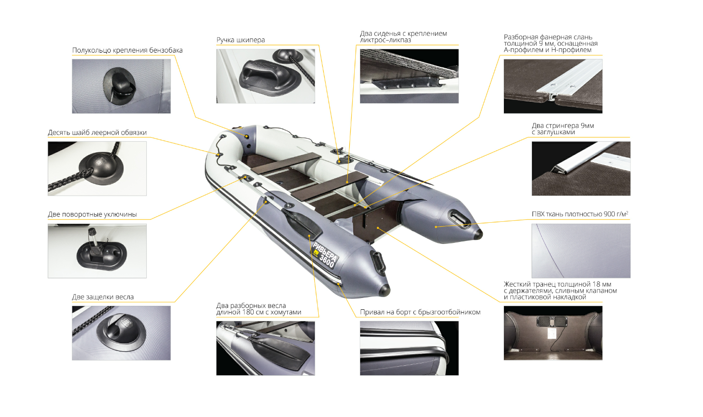Лодка Ривьера Компакт 2900 СК в Барнауле