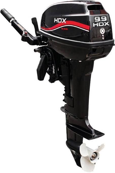 Лодочный мотор 2-х тактный HDX R series T 9,9 BMS в Барнауле