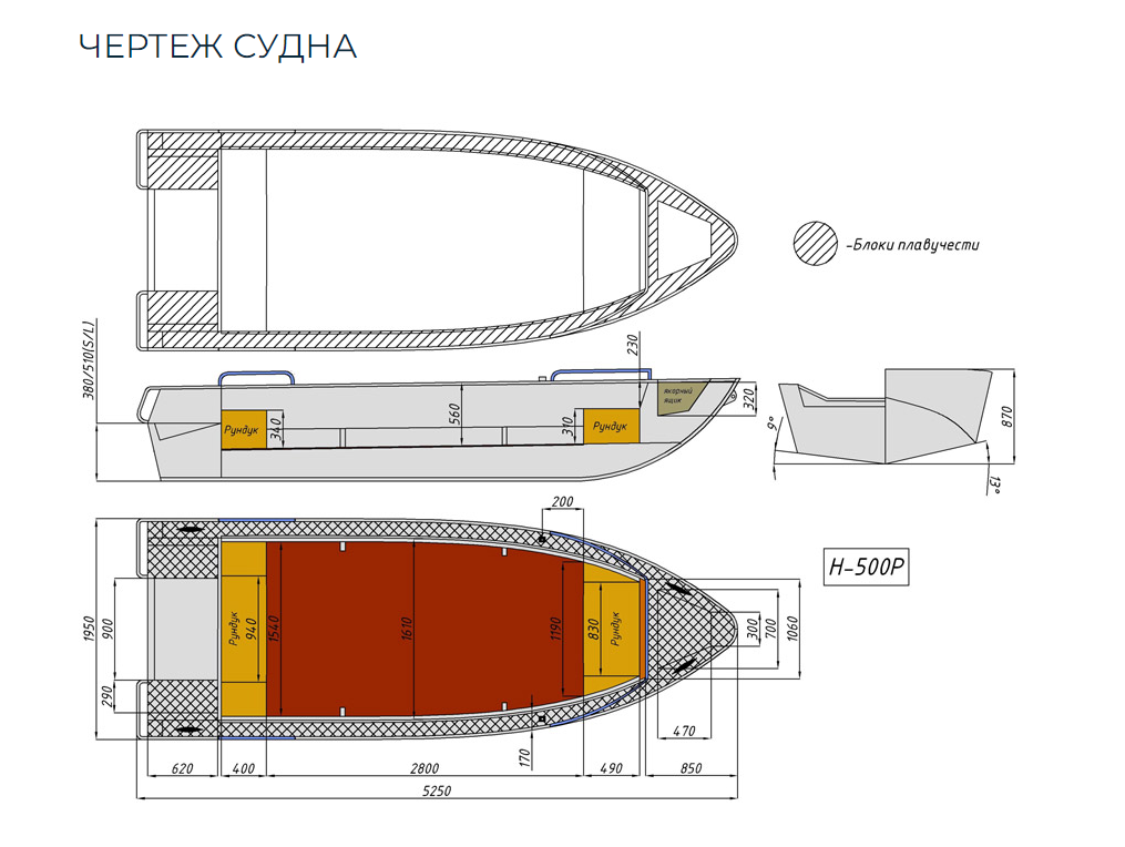 Алюминиевая лодка Неман-500 P в Барнауле