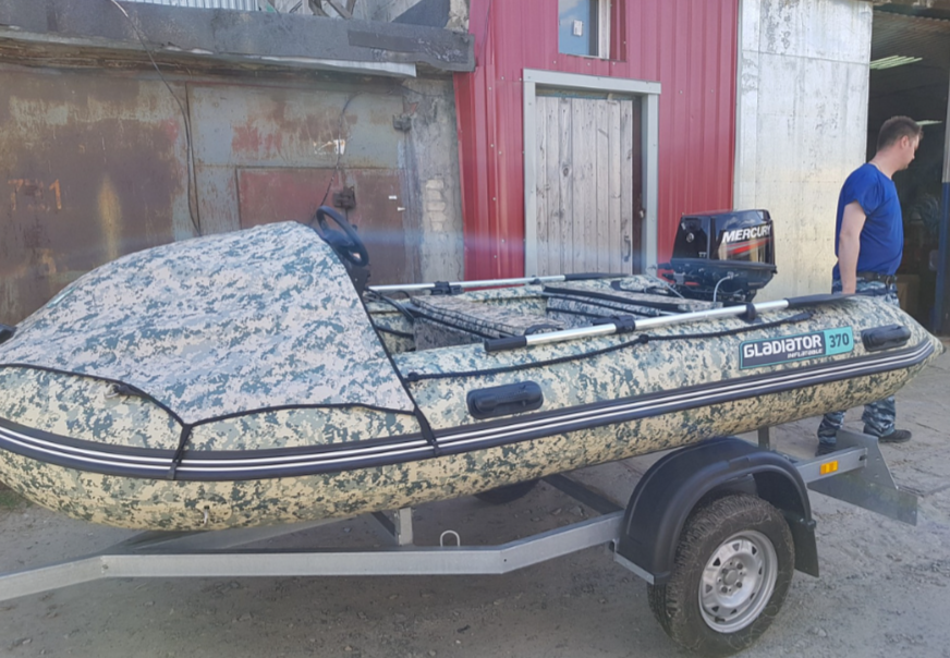 НАДУВНАЯ ЛОДКА GLADIATOR C370AL в Барнауле