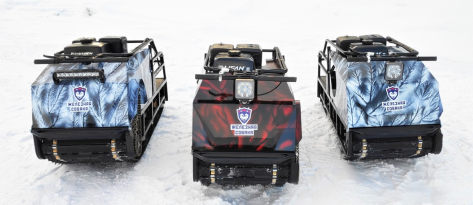 Мотобуксировщик Irondog (Железная собака) M500 15 Камуфляж Охотник в Барнауле