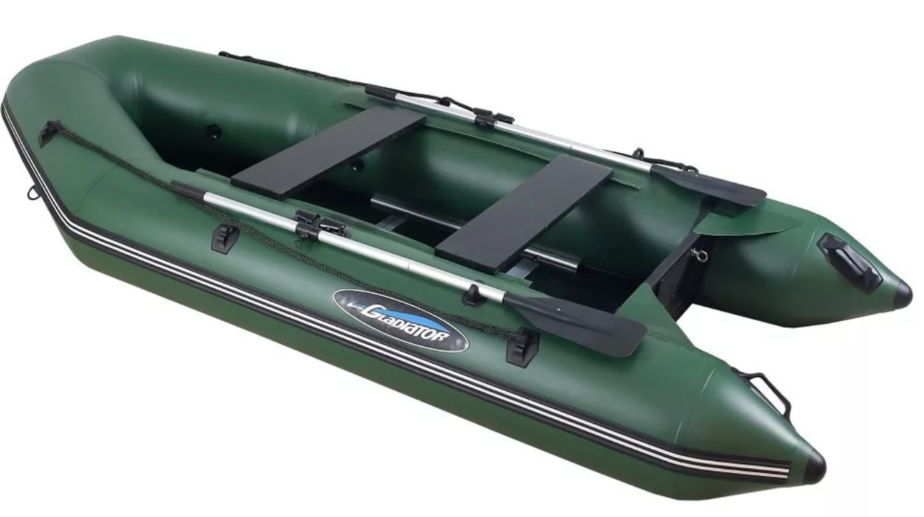 МОТОРНО-ГРЕБНАЯ ЛОДКА ПВХ GLADIATOR A 320 ТК С ФАНЕРНЫМ ПОЛОМ в Барнауле