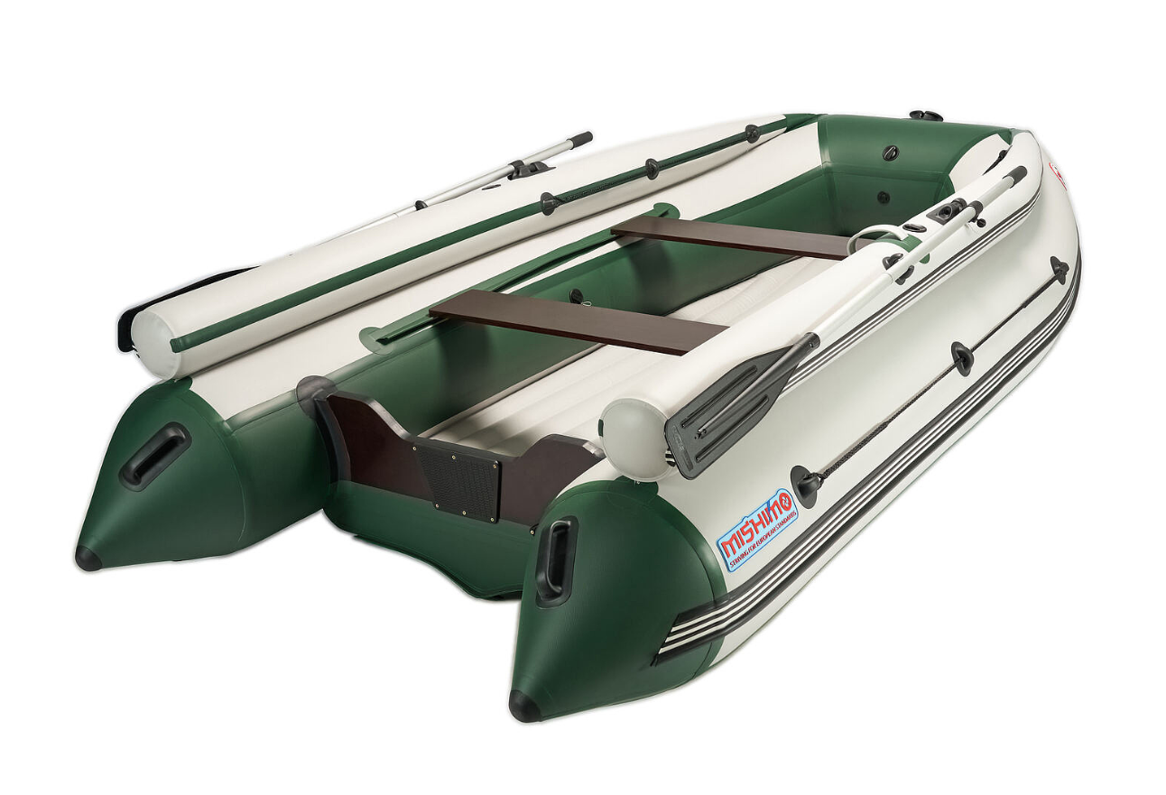 КОМПЛЕКТ ЛОДКА MISHIMO FAMILY LITE 370 + МОТОР 9,9 (15) Л.С. в Барнауле