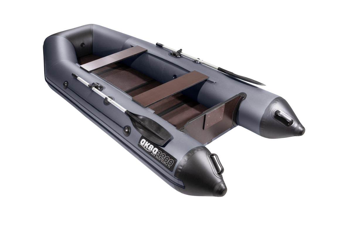  Лодка АКВА 3200 слань-книжка киль в Барнауле