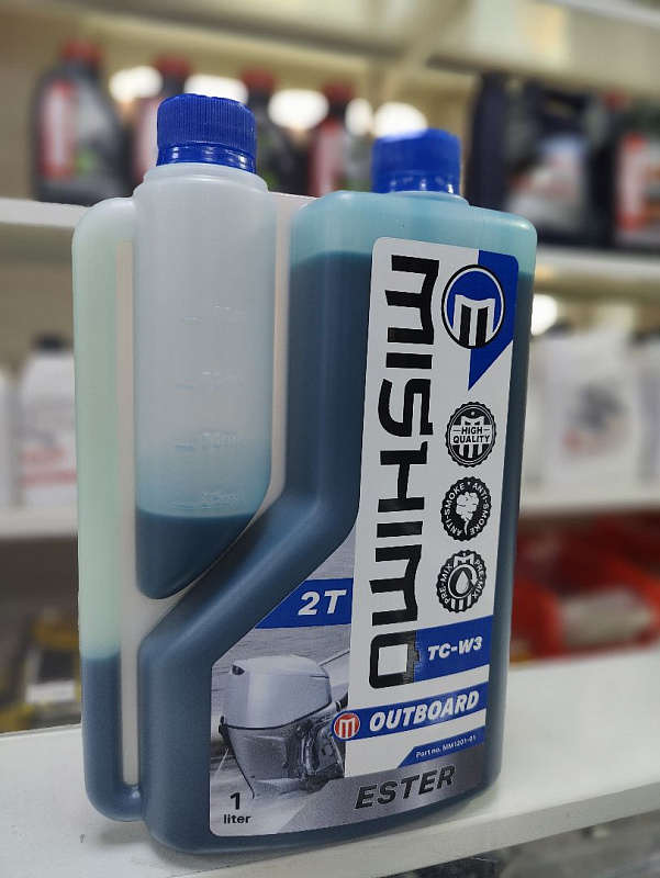 Масло MISHIMO 2T OUTBOARD (ESTER) полусинтетика 1 л в Барнауле