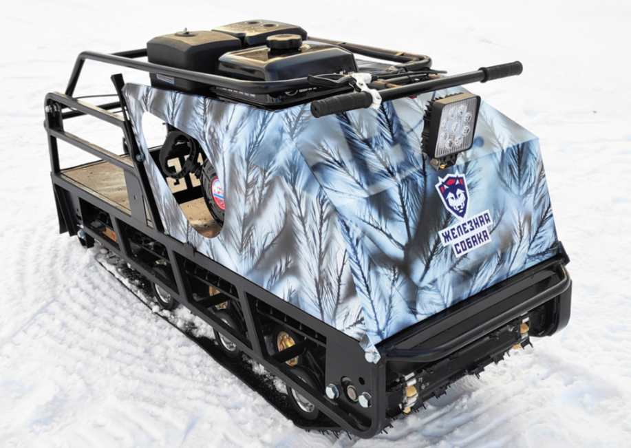 Мотобуксировщик Irondog (Железная собака) M500 15 Камуфляж Охотник в Барнауле