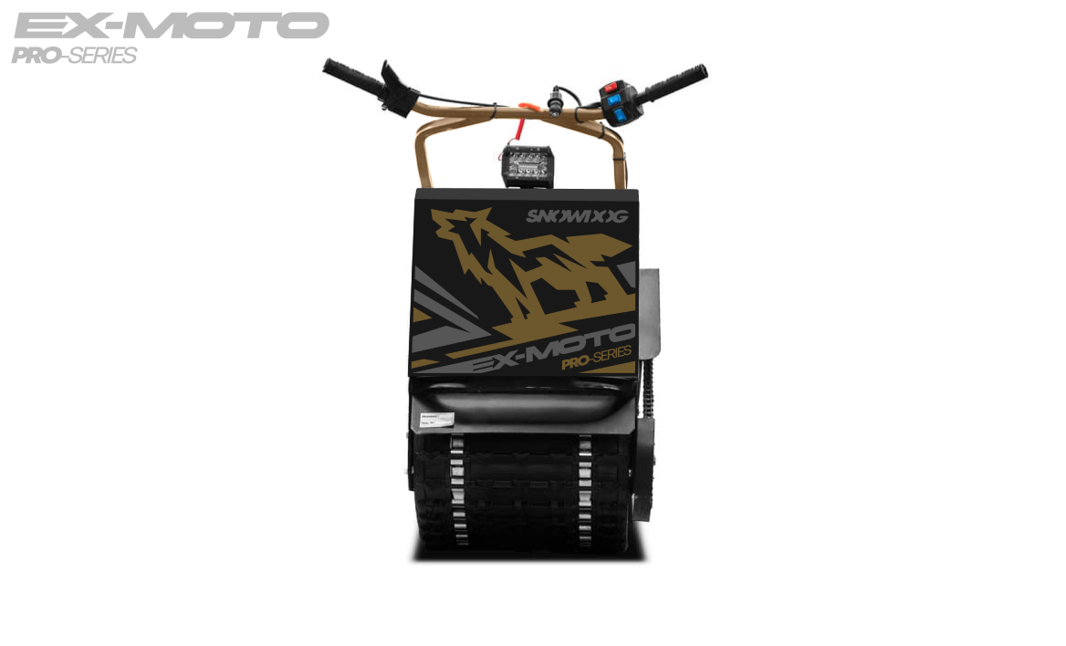 Мотобуксировщик EX-MOTO SNOWDOG S380 8л.с. в Барнауле