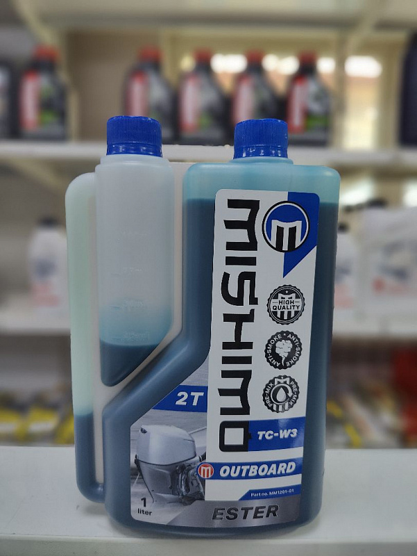 Масло MISHIMO 2T OUTBOARD (ESTER) полусинтетика 1 л в Барнауле
