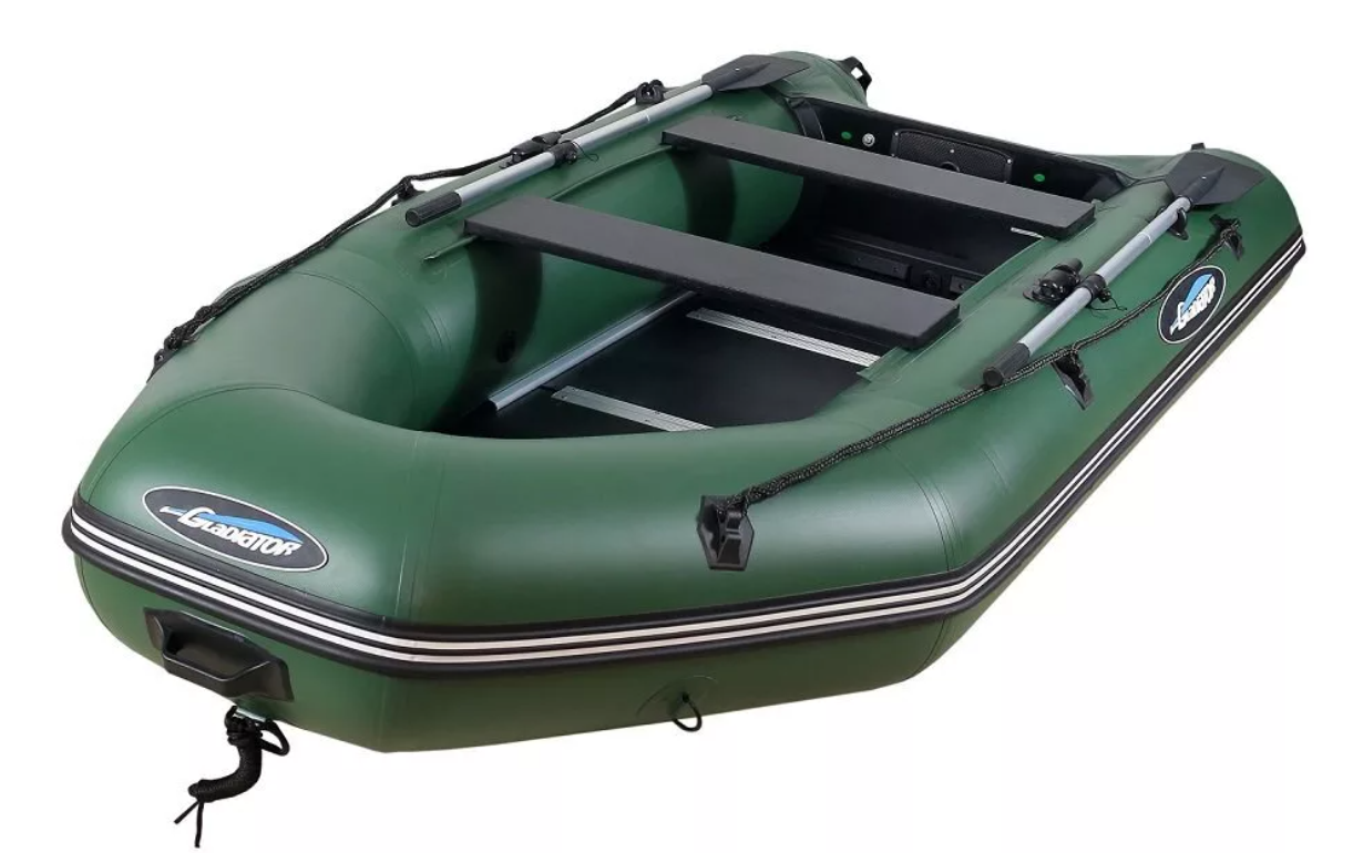 МОТОРНО-ГРЕБНАЯ ЛОДКА ПВХ GLADIATOR A 320 ТК С ФАНЕРНЫМ ПОЛОМ в Барнауле