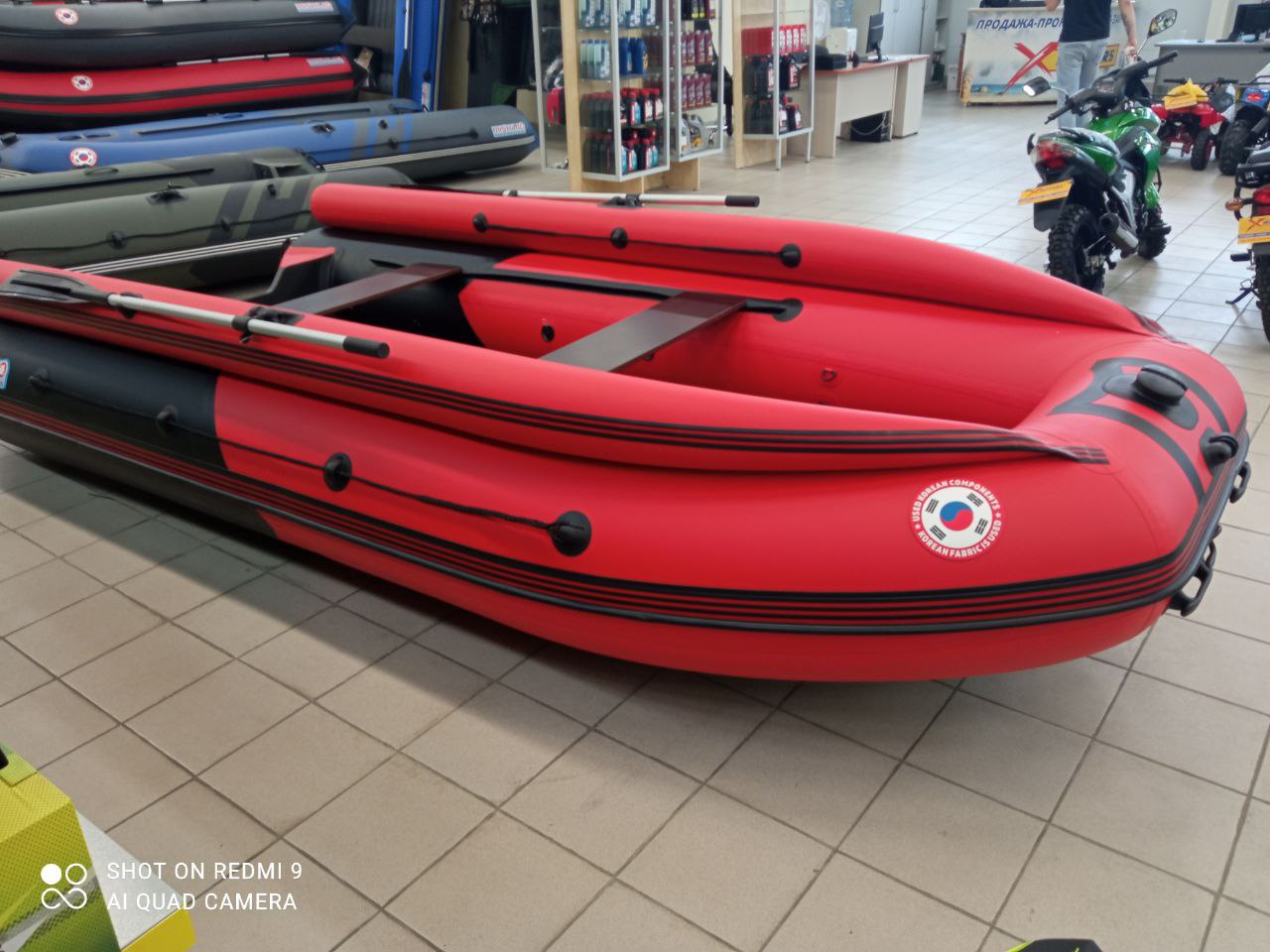 Лодка MISHIMO RIVER FJET PRO 410  под водомет в Барнауле