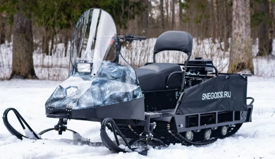 Миниснегоход Егерь Экспедитор 20 л.с. , реверс, тормоз, капот белый в Барнауле