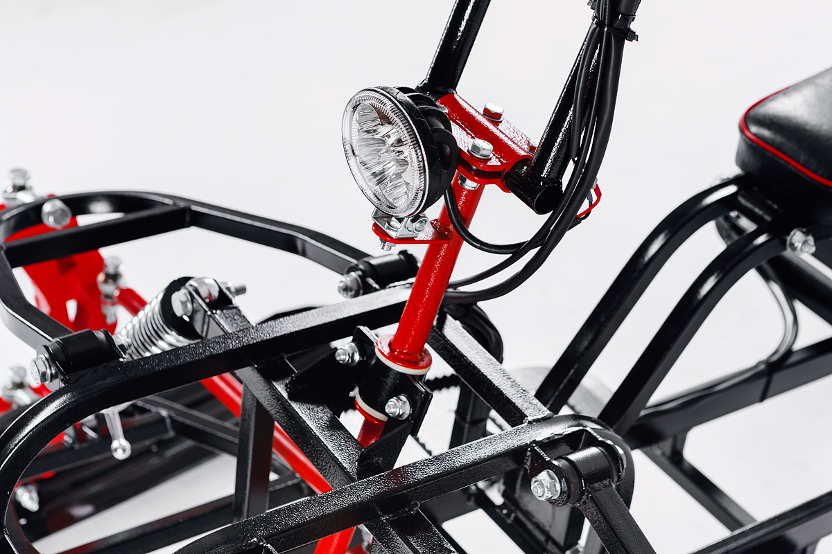 Лыжный модуль IKUDZO с подогревом ручек металлические лыжи в Барнауле