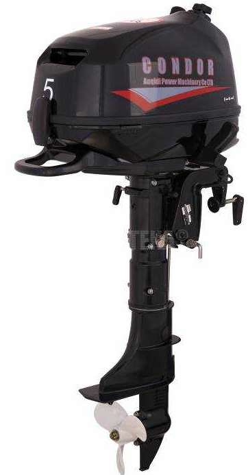 Лодочный мотор Condor F5HS без бака 12 л. в Барнауле