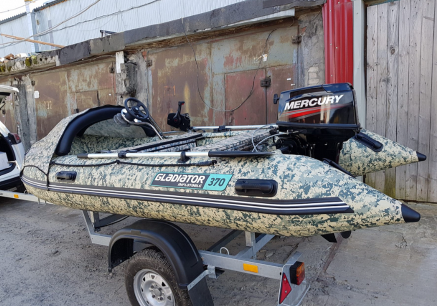 НАДУВНАЯ ЛОДКА GLADIATOR C370AL в Барнауле