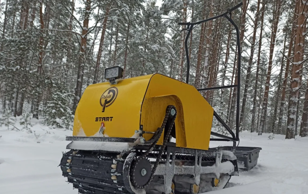 Мотобуксировщик РЫБАК СТАРТ Lifan 15 л.с. (металлический капот) в Барнауле