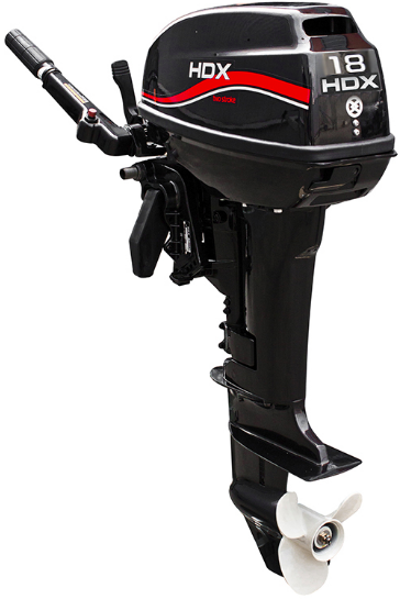 Лодочный мотор 2-х тактный HDX R series TE 18 BMS в Барнауле