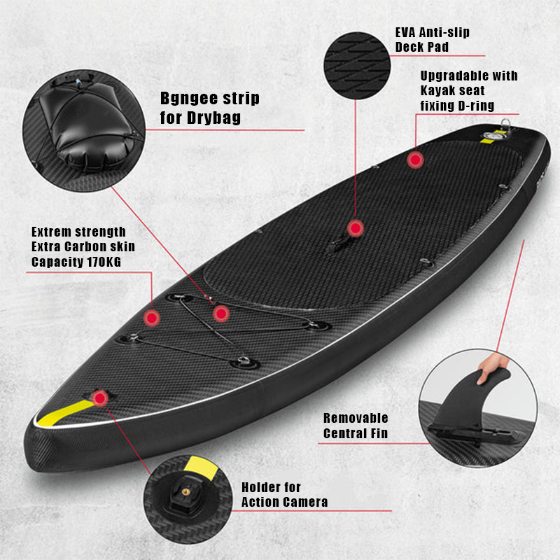 SUP (САП) ДОСКА MISHIMO CARBON DARKSIDE 11’ (335СМ) в Барнауле