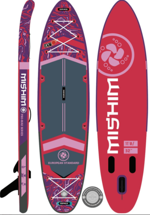 SUP (САП) Доска MISHIMO PRO-MAX Viva Magenta 10.6’ (320см) в Барнауле