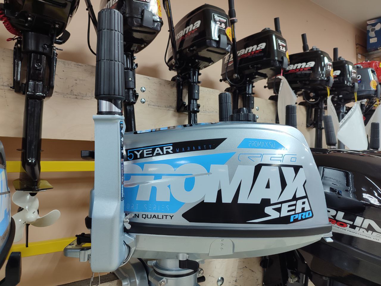 Лодочный мотор PROMAX SP5FHS (внешний бак 12 л) в Барнауле