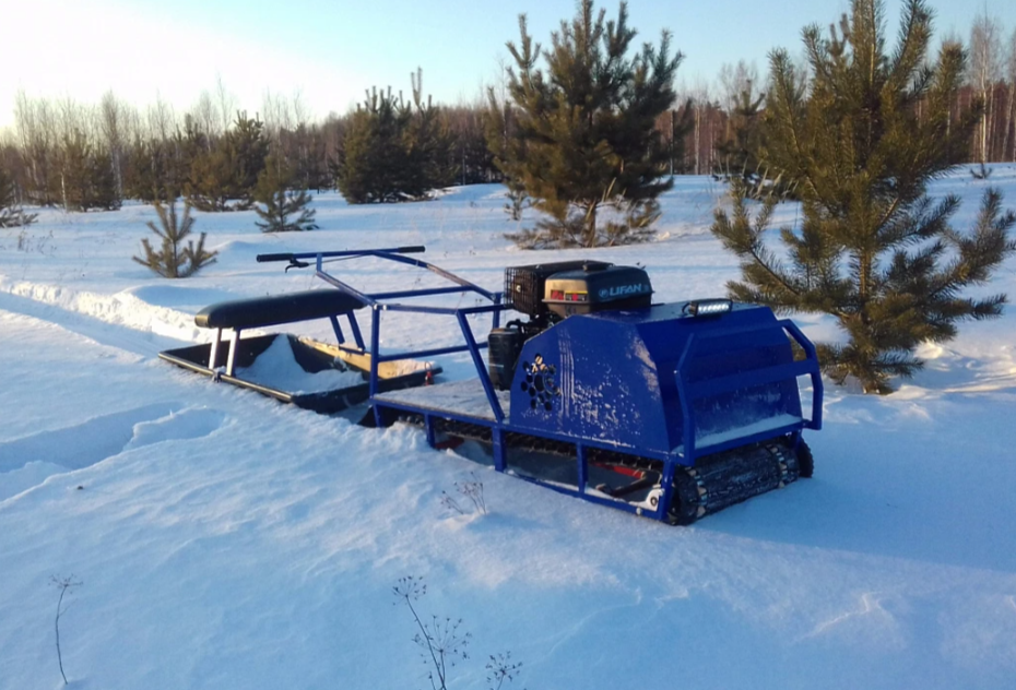 Мотобуксировщик Альбатрос-XLV 9 мини, тележки, 1250 мм в Барнауле