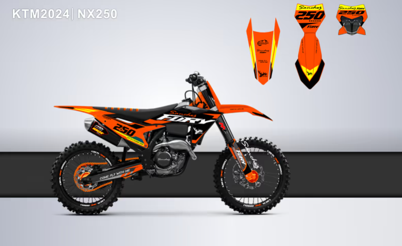 Кроссовый мотоцикл Sanchez Fury NX250 в Барнауле
