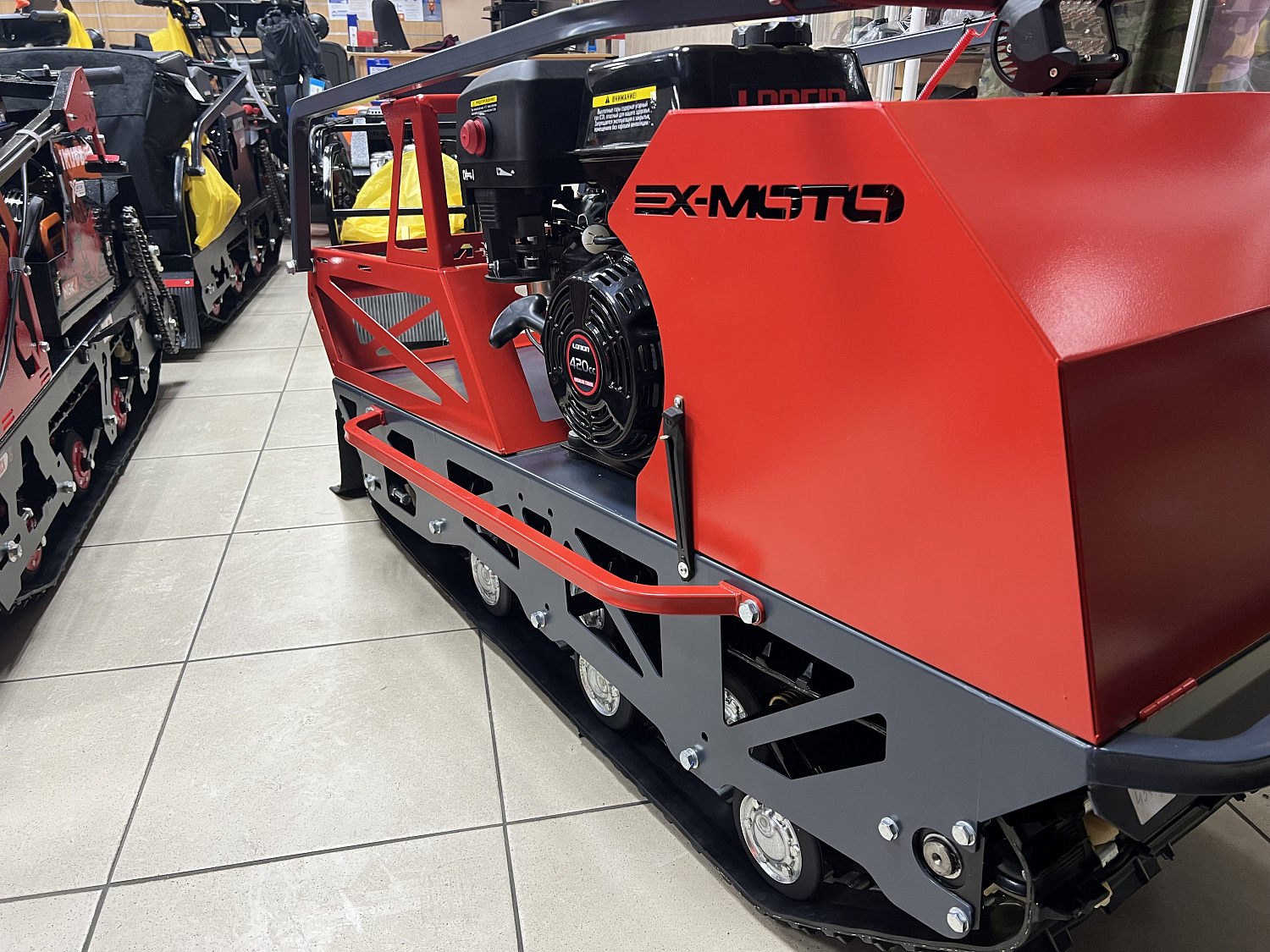 Мотобуксировщик EX-MOTO SNOWDOG S500 15л.с в Барнауле