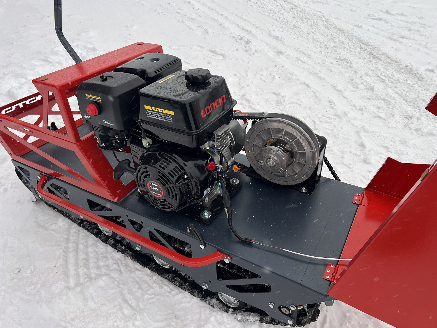 Мотобуксировщик EX-MOTO SNOWDOG S500 15л.с в Барнауле