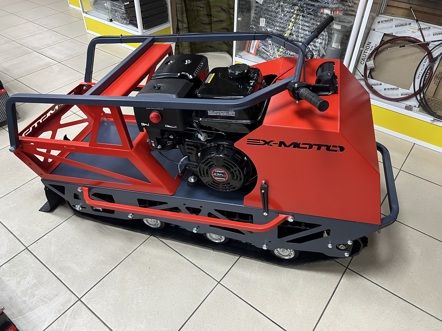 Мотобуксировщик EX-MOTO SNOWDOG S500 15л.с в Барнауле