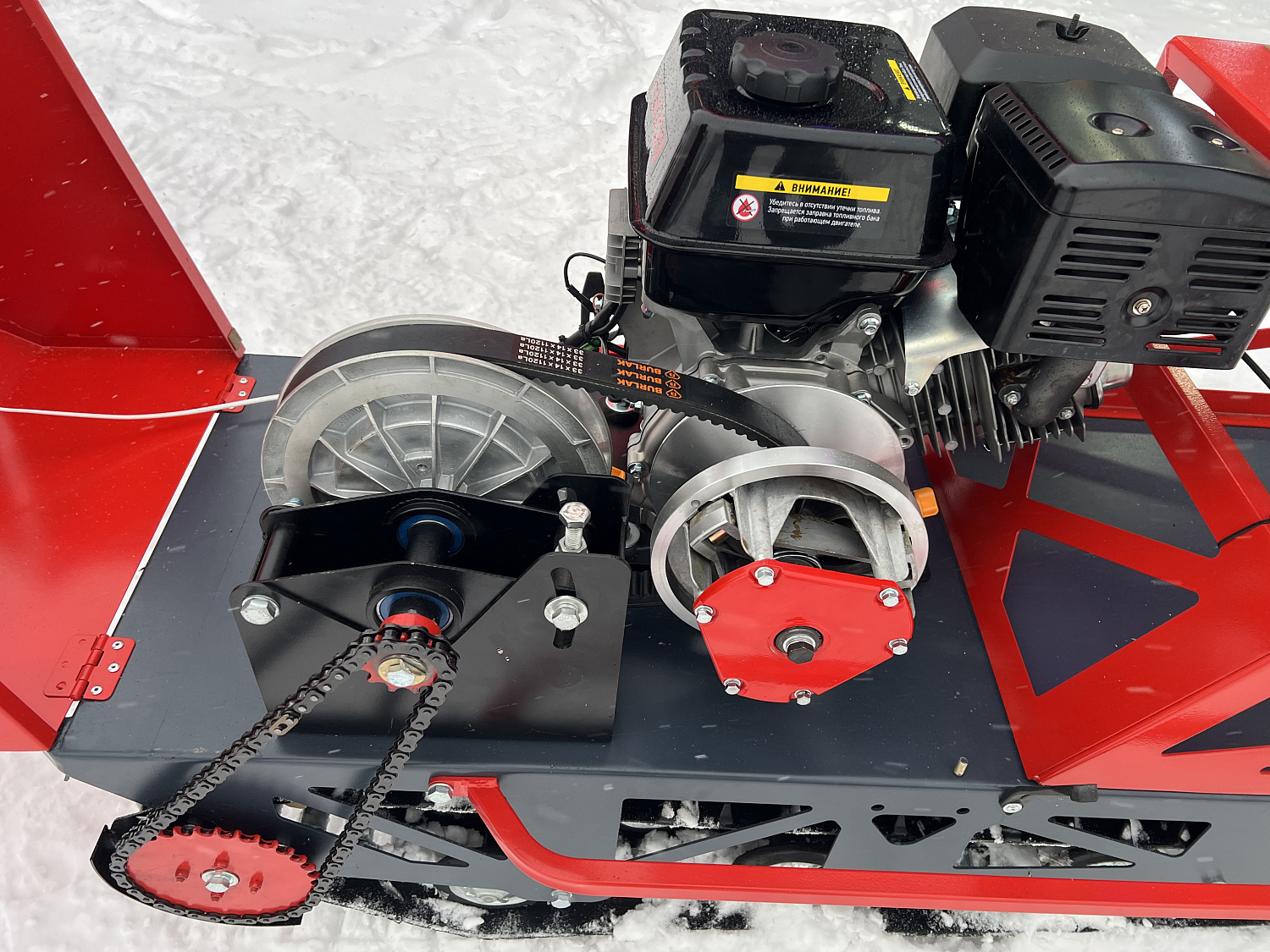 Мотобуксировщик EX-MOTO SNOWDOG S500 15л.с в Барнауле