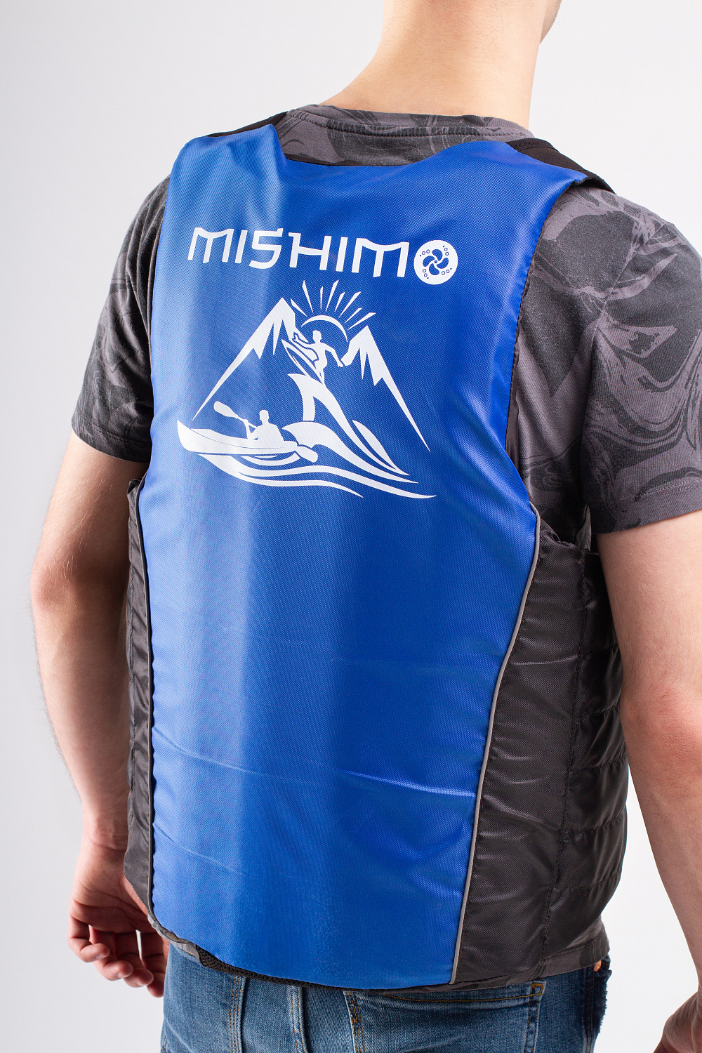 Жилет спасательный MISHIMO PRO Премиум качества Черно-синий в Барнауле