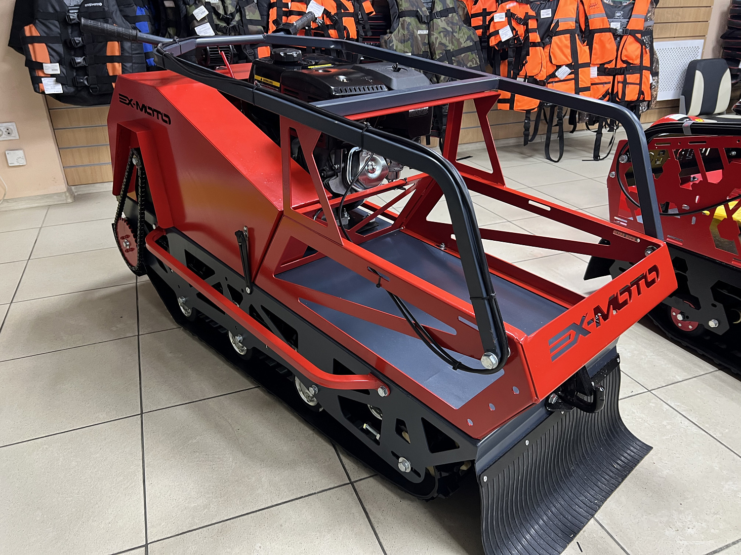 Мотобуксировщик EX-MOTO SNOWDOG S500 15л.с в Барнауле