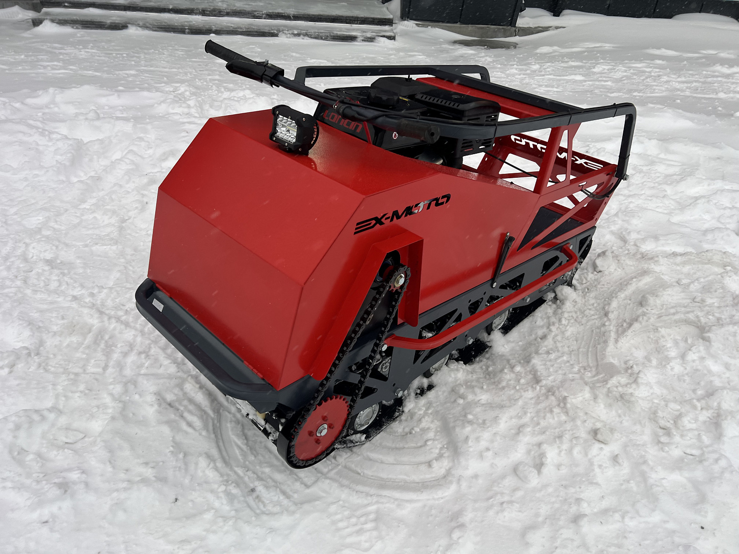 Мотобуксировщик EX-MOTO SNOWDOG S500 15л.с в Барнауле