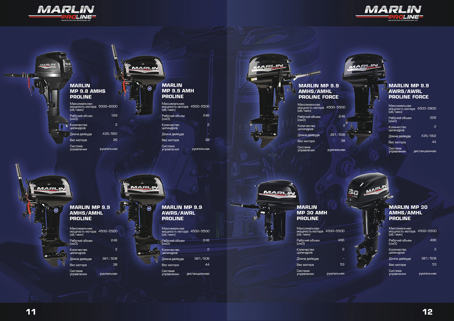 Лодочный мотор MARLIN PROLINE MP 40 AERTL в Барнауле